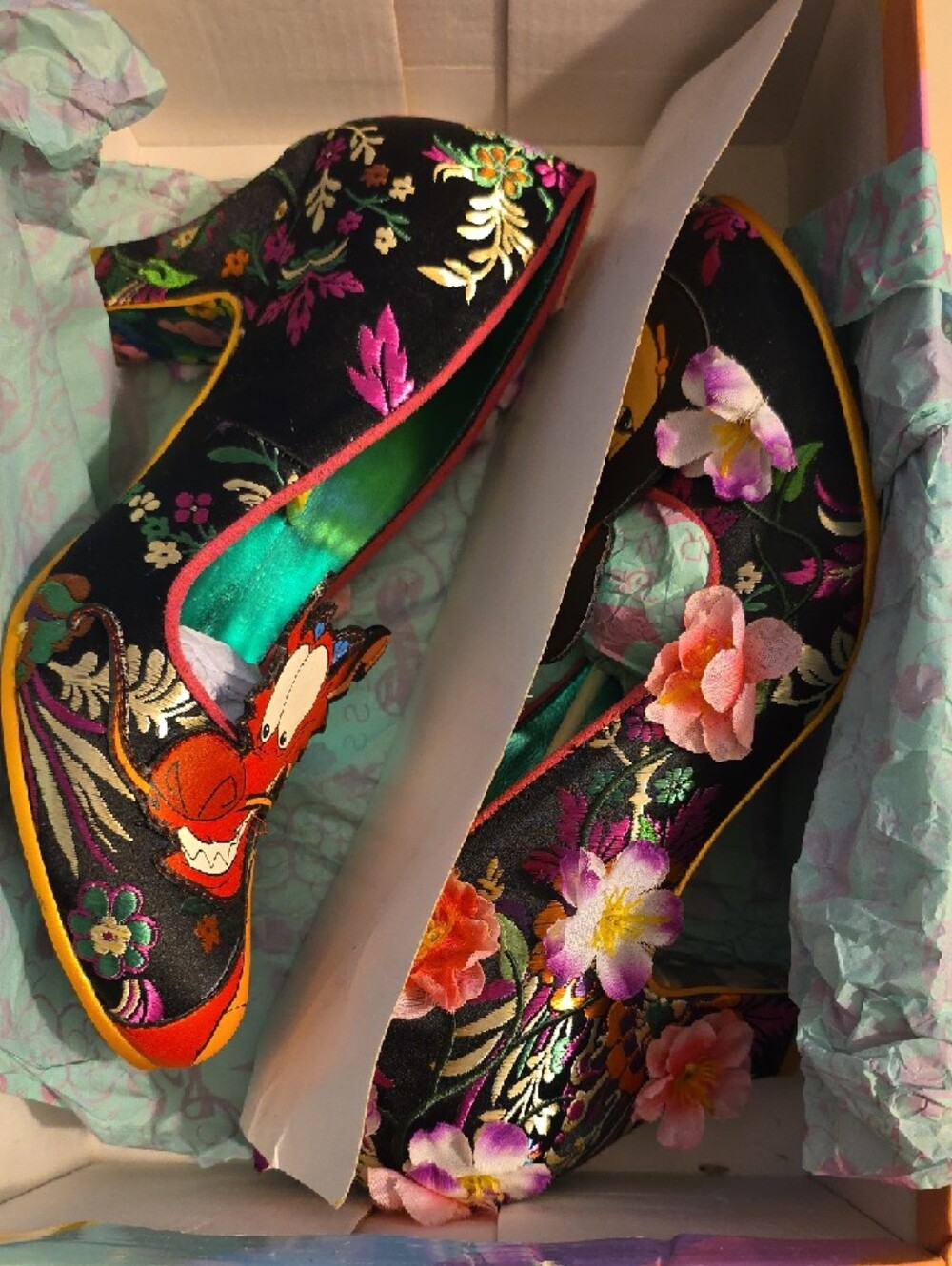 Disney's Mulan Woman's Heels By Irregular Choice NWT UK 40 - Picture 15 of 16